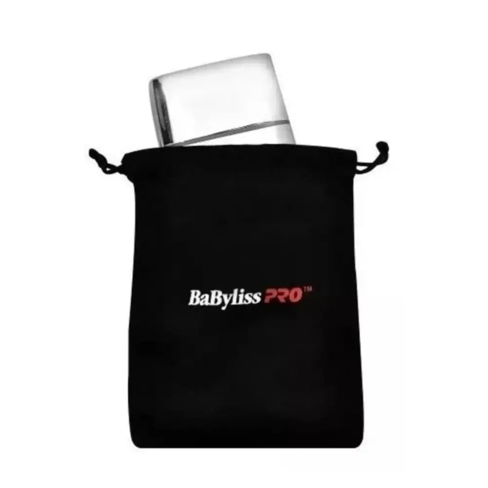 Bolsa negra con logo Babyliss Pro para Afeitadora Plateado Doble Hoja Hoja Foil FX02