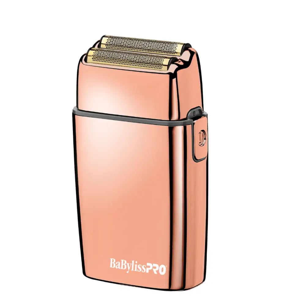 Afeitadora BaBylissPRO FoilFX02 Rosa Claro Gold en elegante diseño rose gold