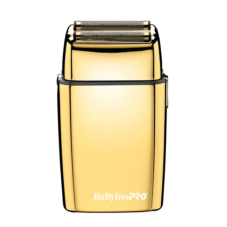 Afeitadora Profesional Gold BaBylissPRO FOILFX02 bañada en oro, ideal para un afeitado perfecto