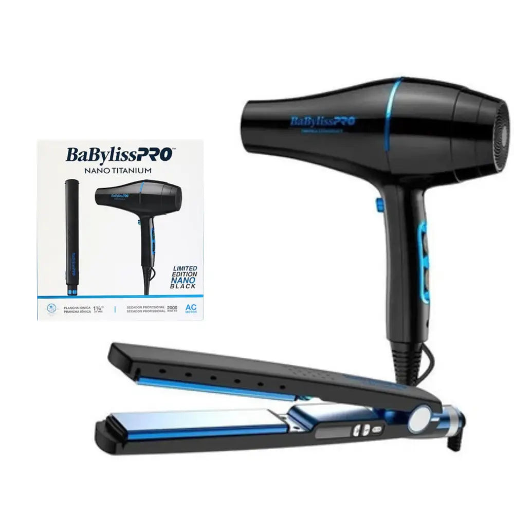 Babyliss Kit Plancha de 32 mm + Secador de 2000w - siemprecompra