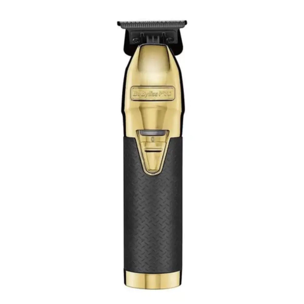 Maquina Patillera Gold Fx Boost+ de Babyliss Pro con diseño dorado y agarre texturizado