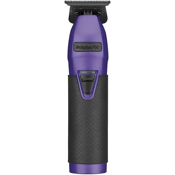 Recortadora Babyliss Pro Skeleton Influencer Trimmer púrpura con agarre texturizado