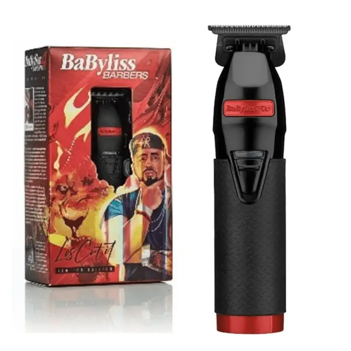 Recortadora BaByliss Pro Skeleton Influencer Trimmer Rojo con caja, elegante y potente