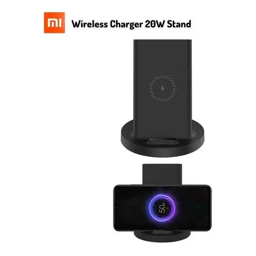 Base de carga inalámbrica Xiaomi 20W con luz indicadora azul para cargador inalámbrico Xiaomi