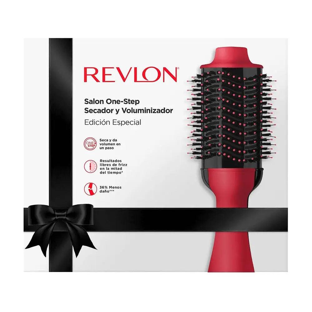 Cepillo Secador Revlon Rojo para Pelo Voluminizador Anti Frizz con Cerdas Negras