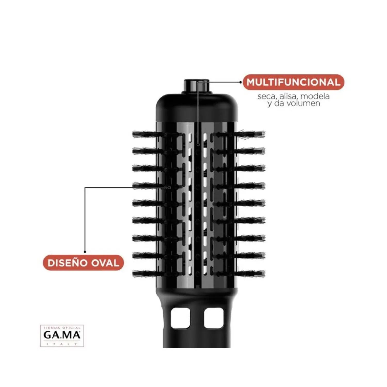 Cepillo Secador Y Voluminizador Turbo ION 2600 3 EN 1 GAMA - Cepillos y peines