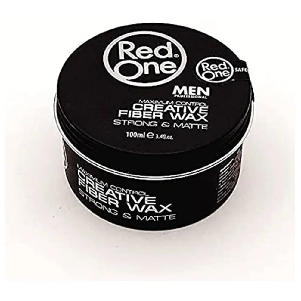 Cera Red One para hombres, fijación extra fuerte y acabado mate en envase negro