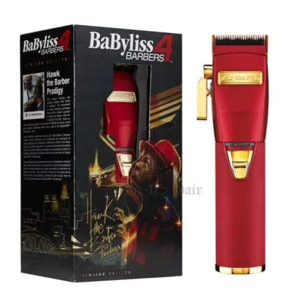 Cortadora BaBylisspro Edición Especial 4Barber Roja y Dorada con empaque retail