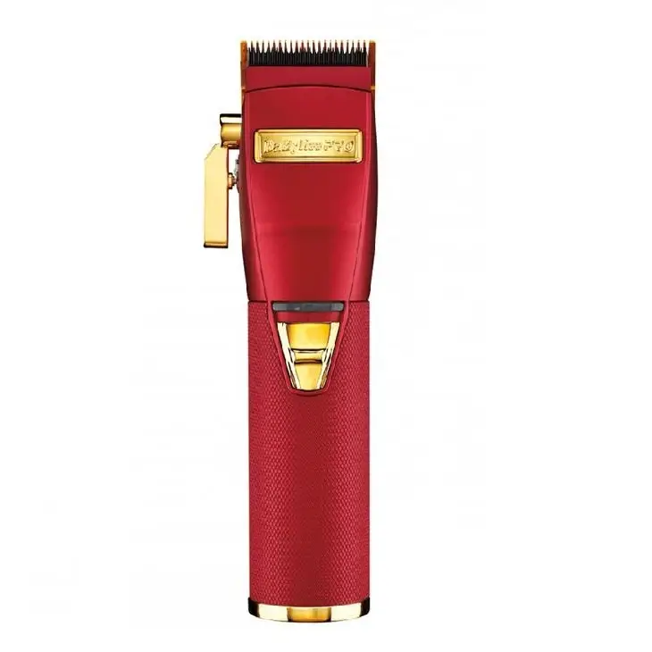 Cortadora BaBylisspro Edición Especial 4Barber Roja y Dorada con agarre texturizado