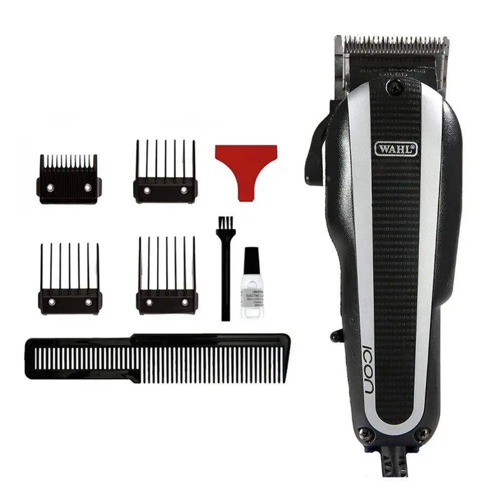 Cortadora De Pelo Wahl Professional Icon 9000rpm con peines y accesorios de grooming