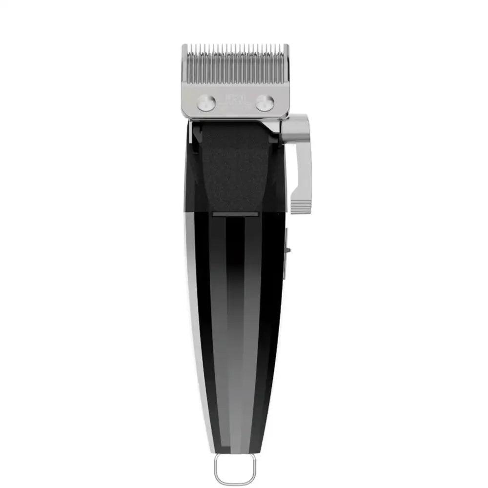 Cortadora JRL Fresh Fade 2020C negra y plateada con cuchillas de metal