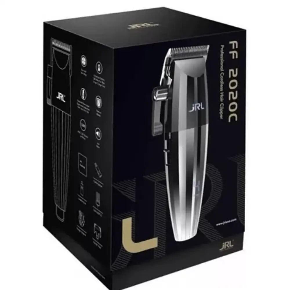 Cortadora JRL Fresh Fade 2020C negra y plateada en empaque retail