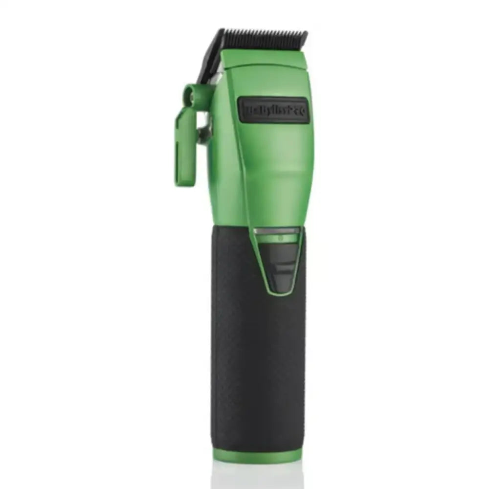 Cortapelo BaBylissPRO inalámbrico verde y negro con agarre de goma de la Influencer Collection