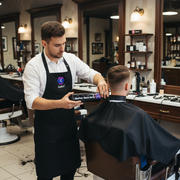 Pack 5 Papel Cuello Para Barbería Peluquería Cubre Cuello Negro