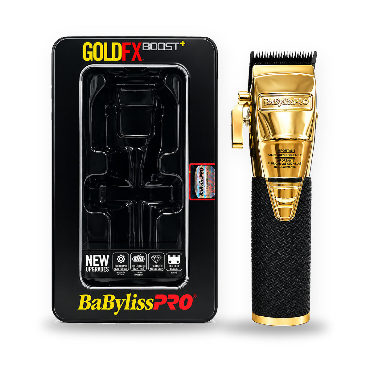 Máquina Cortapelo BaBylissPRO GoldFX Boost+ Dorada
