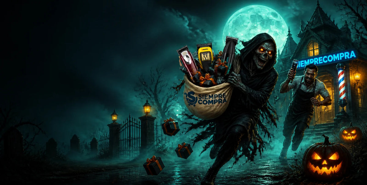 Halloween Siemprecompra: el maldito escapa con máquinas Wahl, WMARK y VGR en un saco Siemprecompra