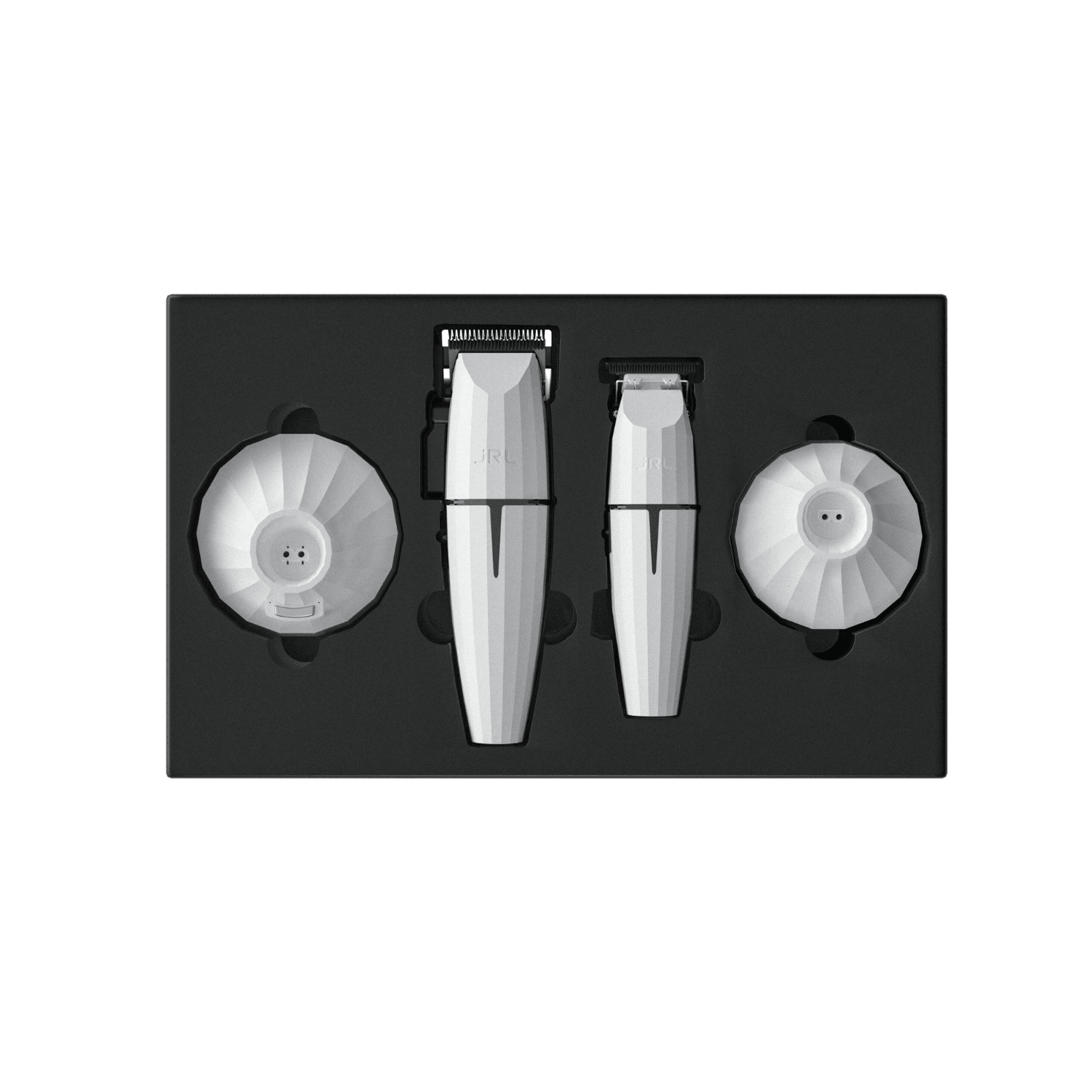 CORTAPELO PROFESIONAL - JRL Ghost Kit Onyx Clipper + Onyx Trimmer En Blanco