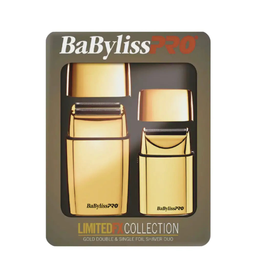 Afeitadoras BaBylissPRO doradas en kit coleccion FX, edición limitada impresionante