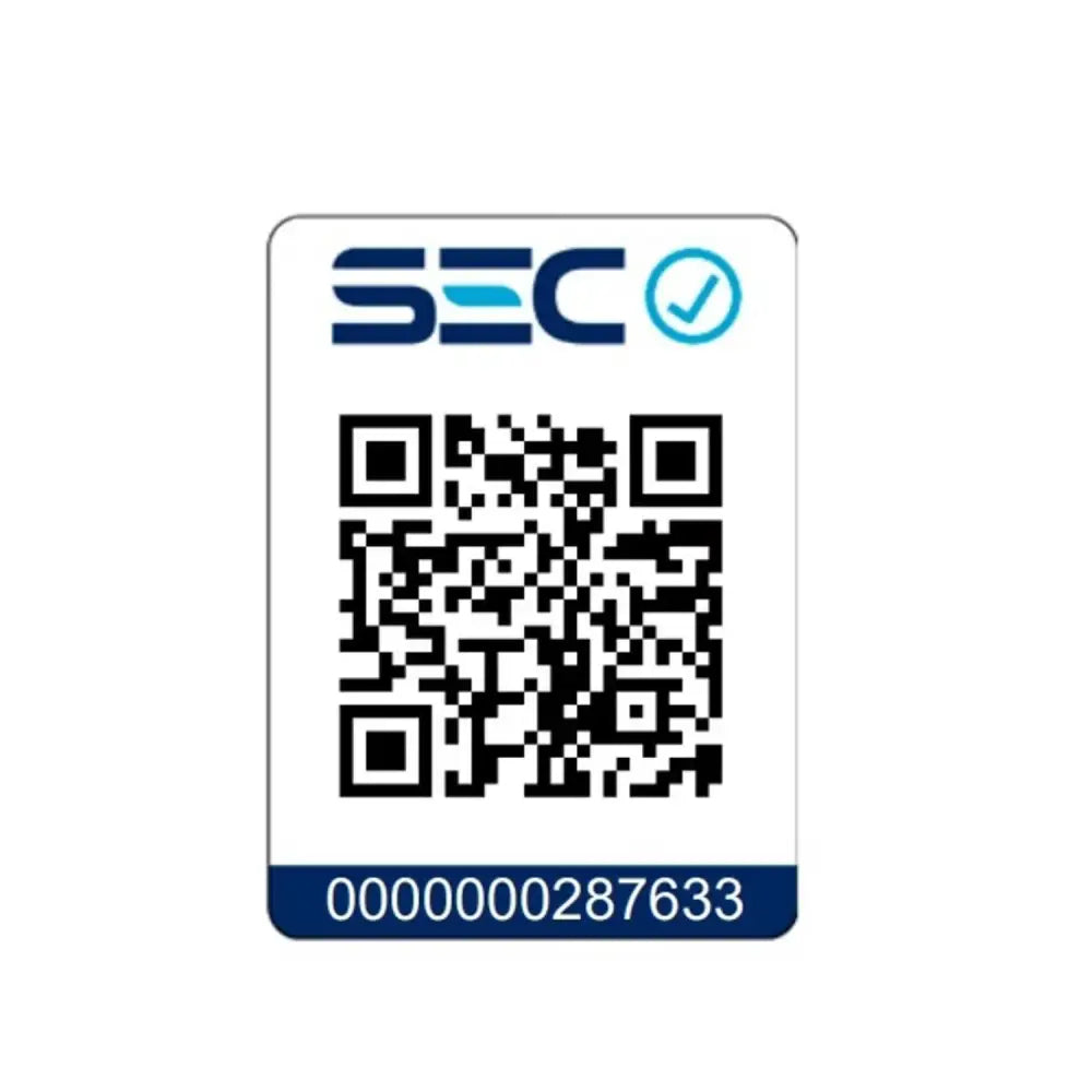 Código QR con marca SEC y número 0000000287633 en Kit Desvelladora BaBylissPRO BlueFX