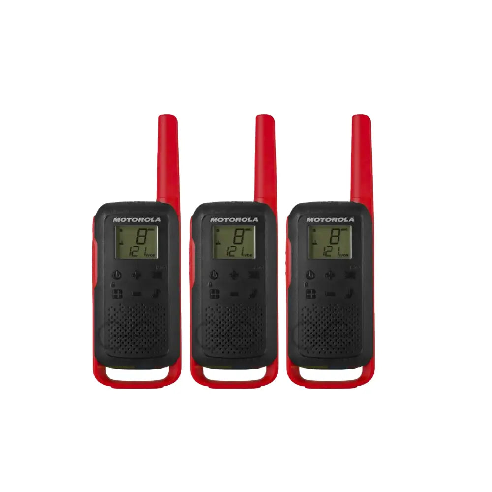 Motorola T210TP Kit Pack 3 Radio Portatil 22 CANALES - RADIO COMUNICADOR