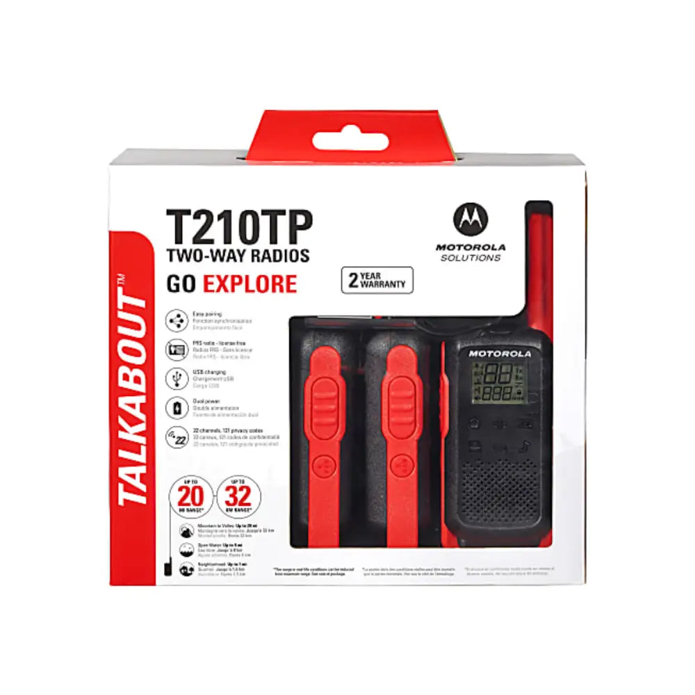 Motorola T210TP Kit Pack 3 Radio Portatil 22 CANALES - siemprecompra