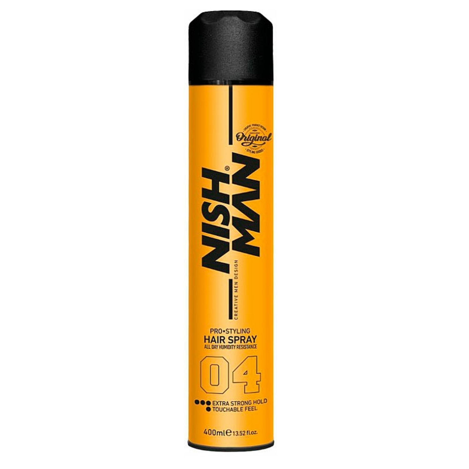 Laca NishMan Pro Styling Hair Spray 04 Extra Duro 400 ML - Fijadores para el Cabello