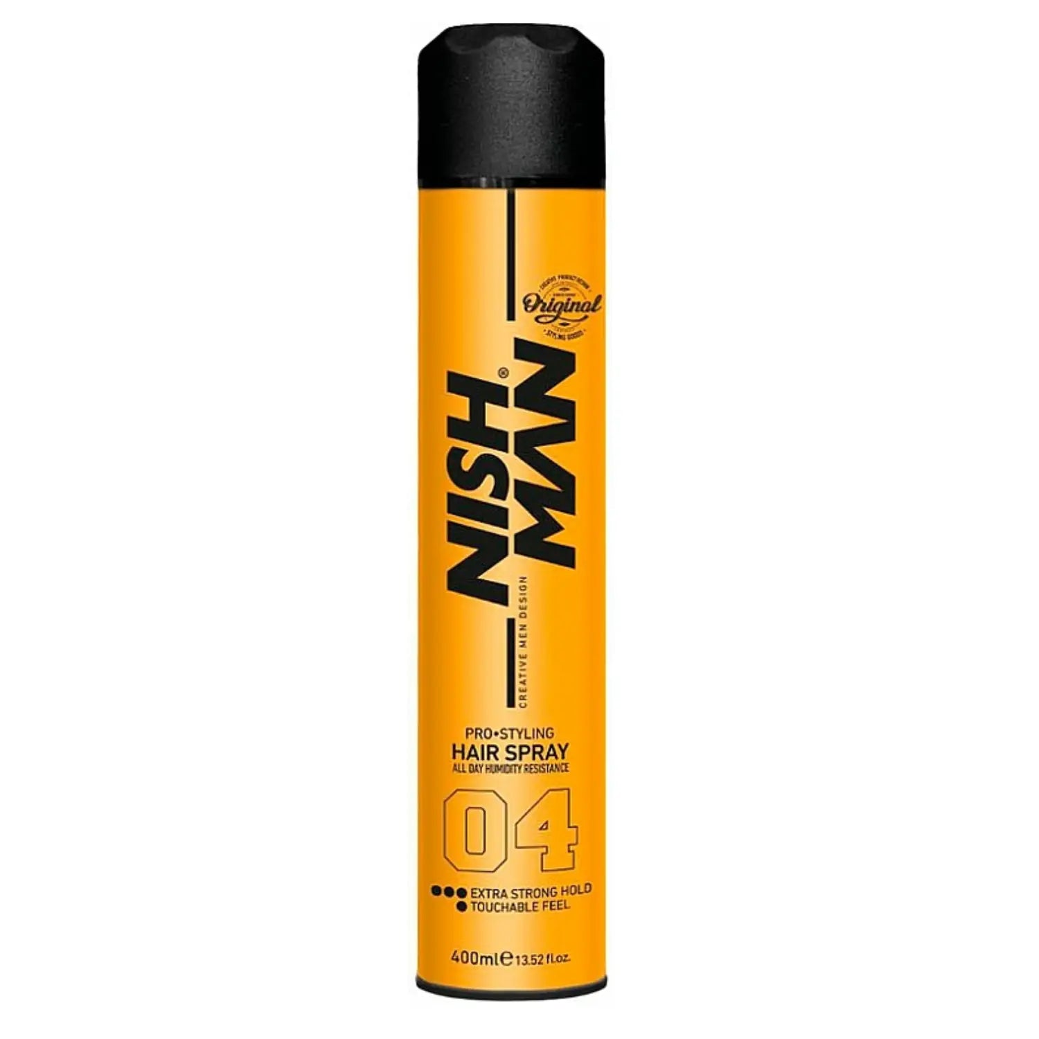 Laca NishMan Pro Styling Hair Spray 04 Extra Duro 400 ML - Fijadores para el Cabello