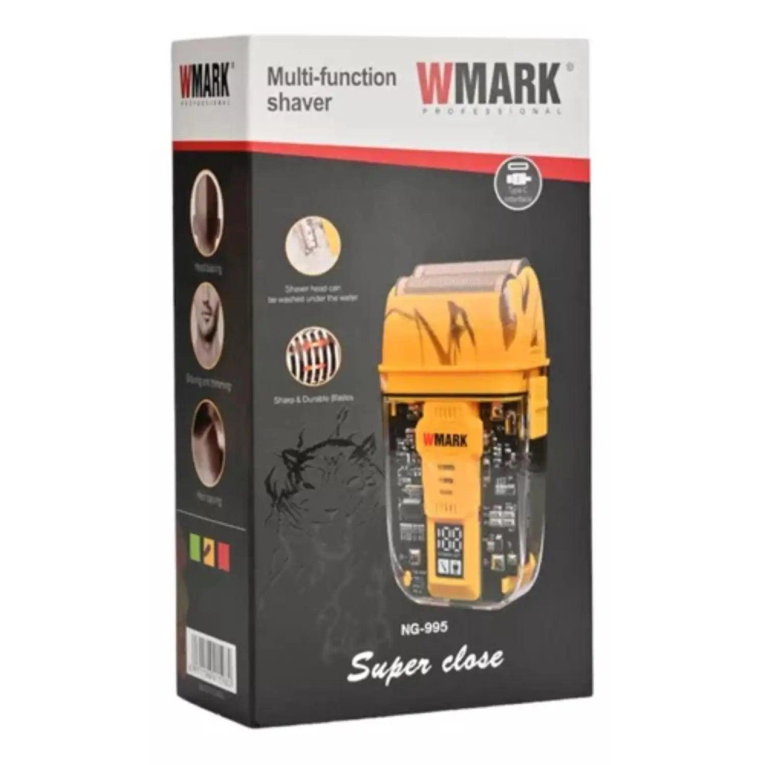 Máquina Afeitadora Cabello Profesional Wmark NG995 Amarillo - Afeitadoras