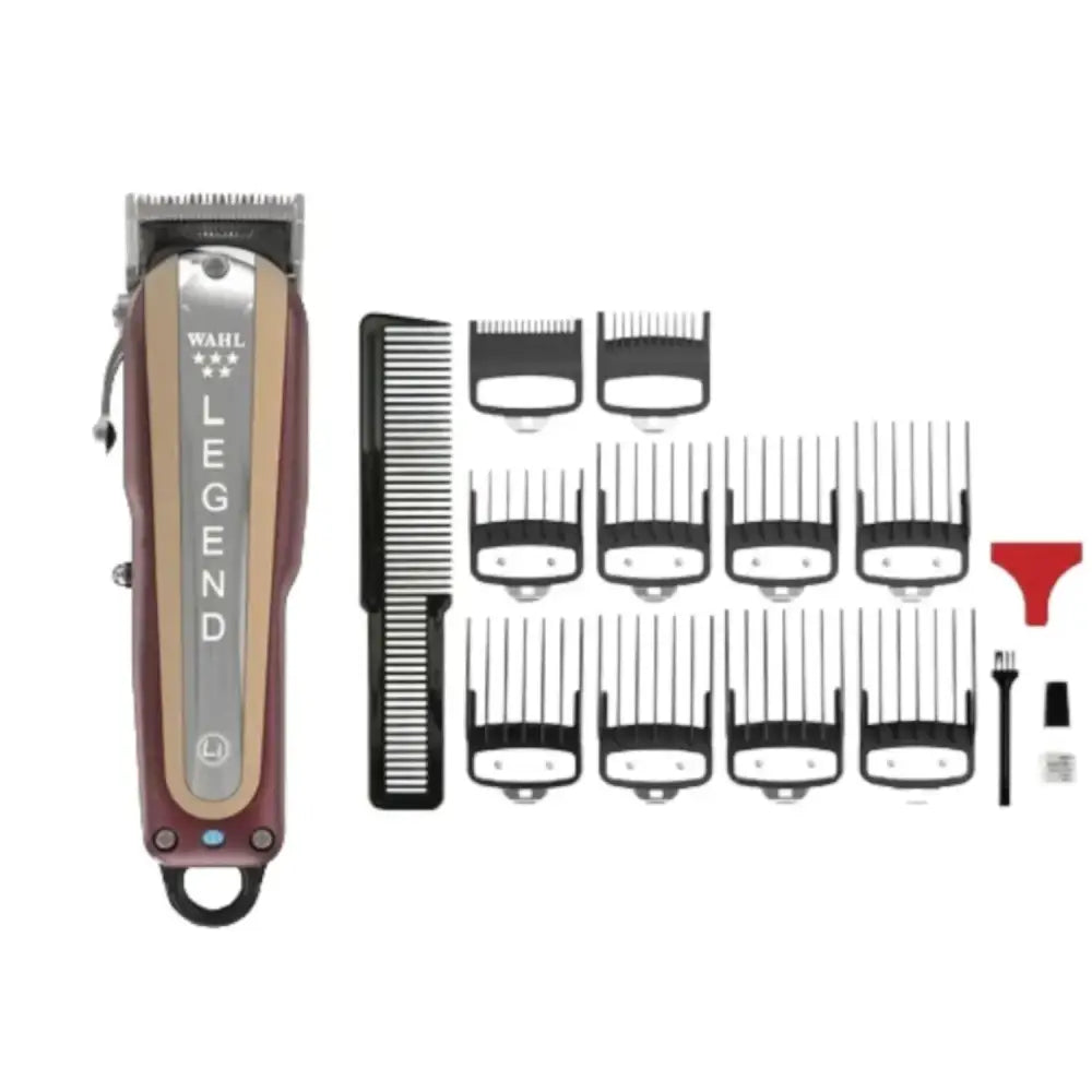 Cortadora Wahl Profesional Legend Cordless con accesorios y peines de corte