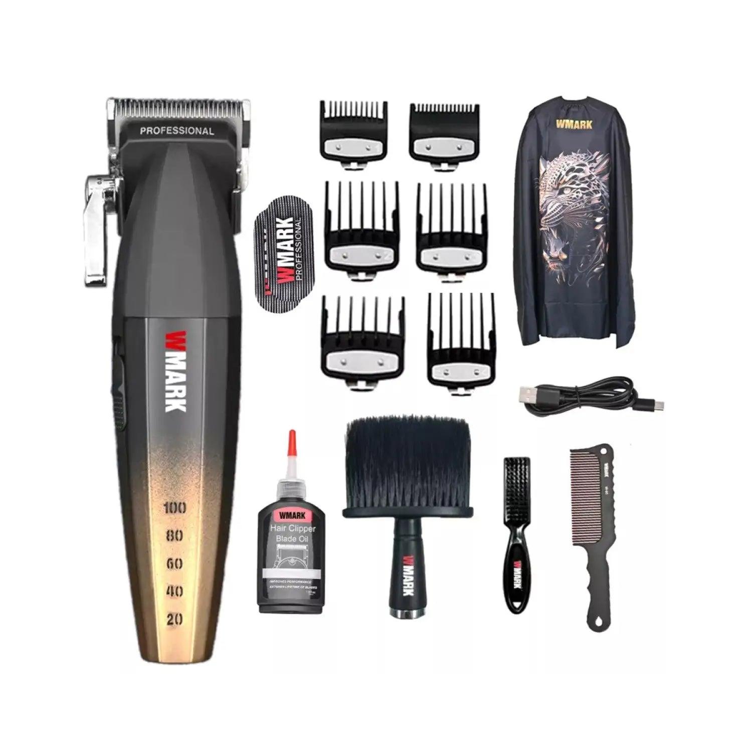 Maquina de Cortadora De Pelo Wmark NG 2038 9000 RPM Dorado - Recortadoras