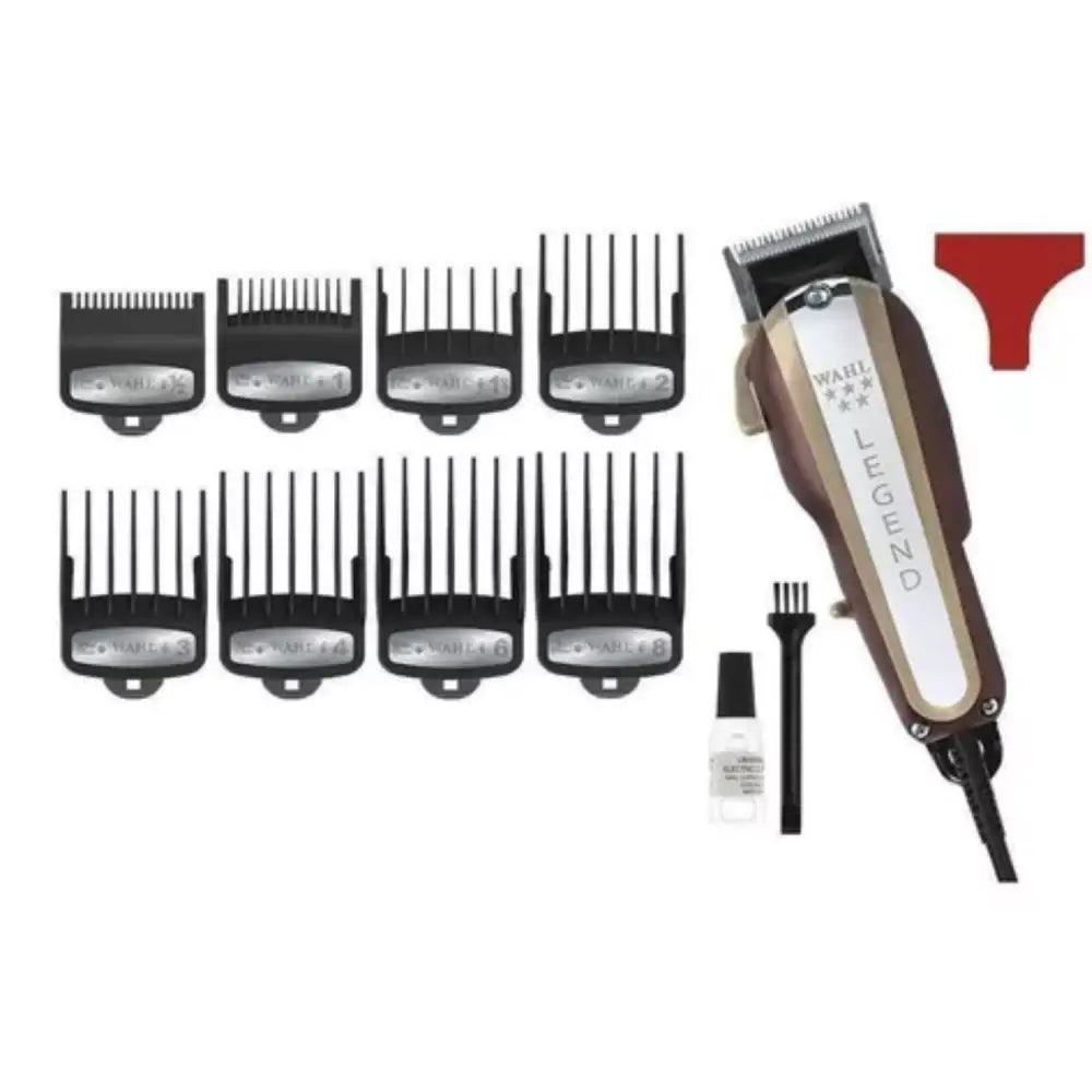 Máquina Profesional Legend Wahl con cortadora, peines y accesorios de mantenimiento