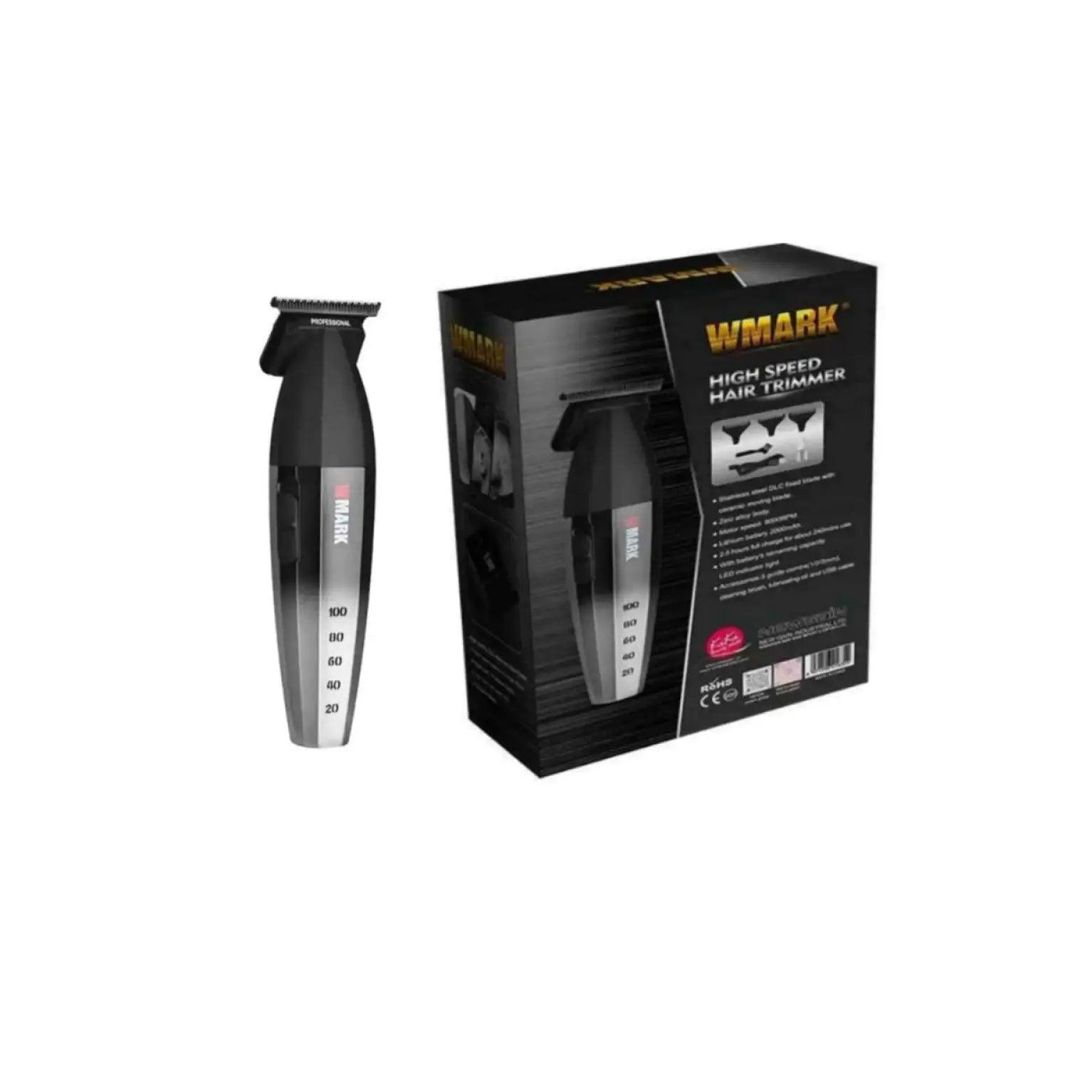 Maquina Trimmer Patillera NG 325 Wmark 9000 RPM Plateado - Recortadoras Profesionales