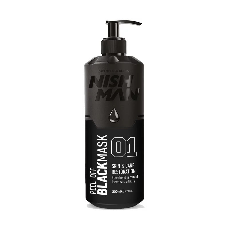Nishman Máscara facial Peel off 01 Black 200ML