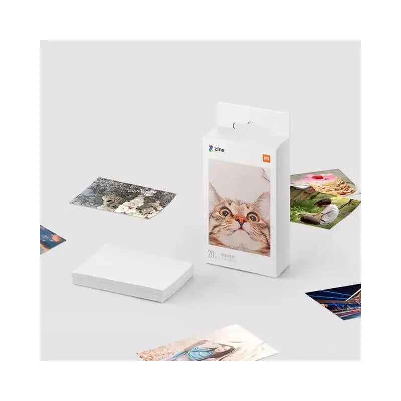 Impresora fotográfica portátil Xiaomi con empaque de papel de impresora 2x3 para fotos