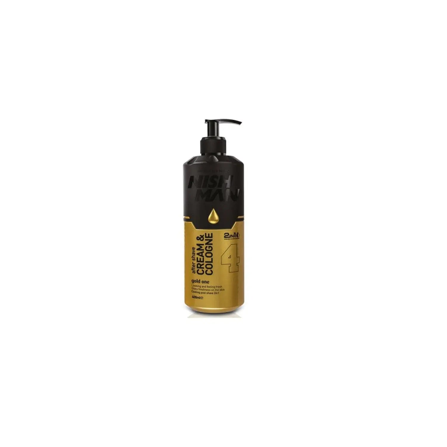 Nishman Crema y Colonia After Shave N°04 Gold One 400 Ml - Accesorios Afeitado