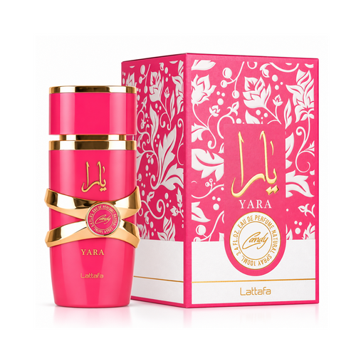 Perfume Lattafa Yara Candy Eau de Parfum 100 ml para Mujer – Fragancia Dulce y Frutal