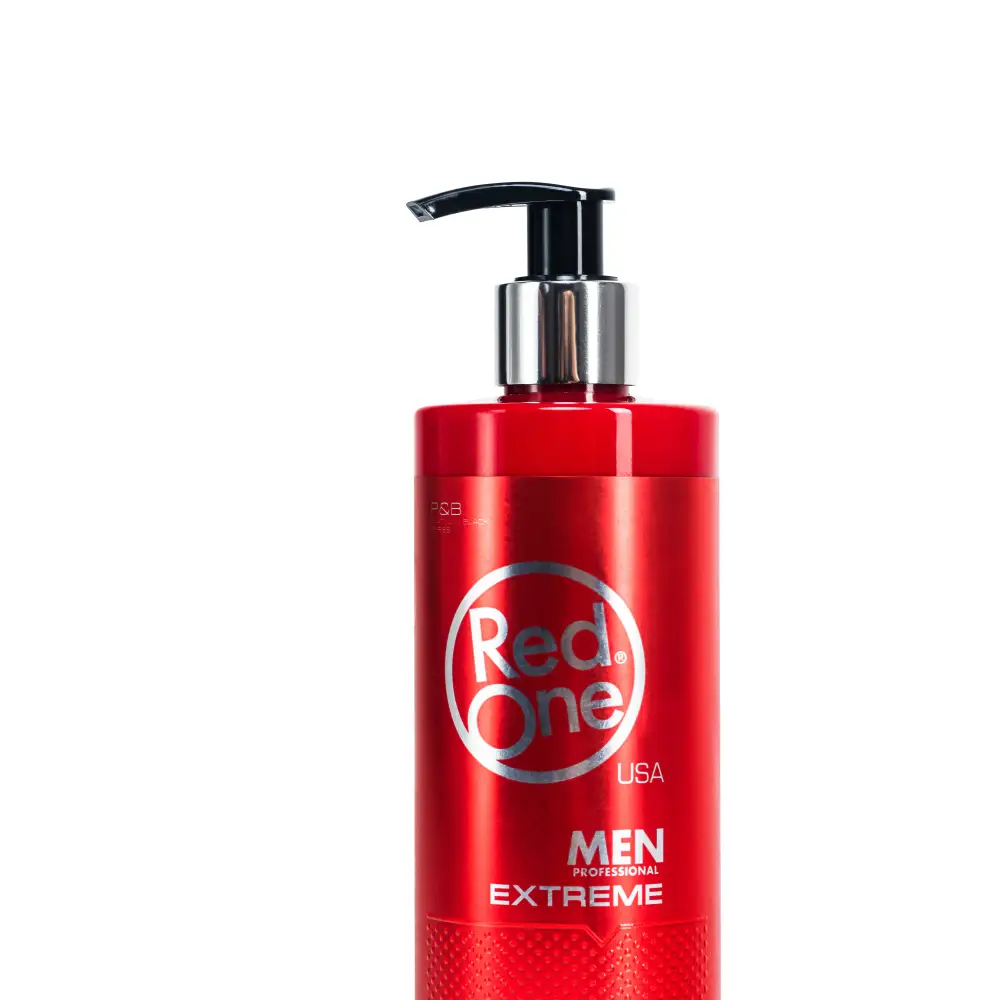 Botella metálica roja de Red One After Shave Crema Cologne 400ml Extreme