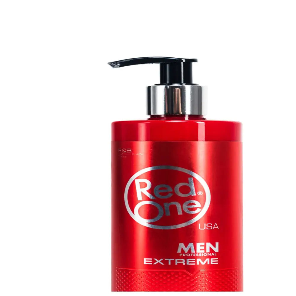 Bote metálico rojo de Red One After Shave Crema Cologne 400ml Extreme para hombres