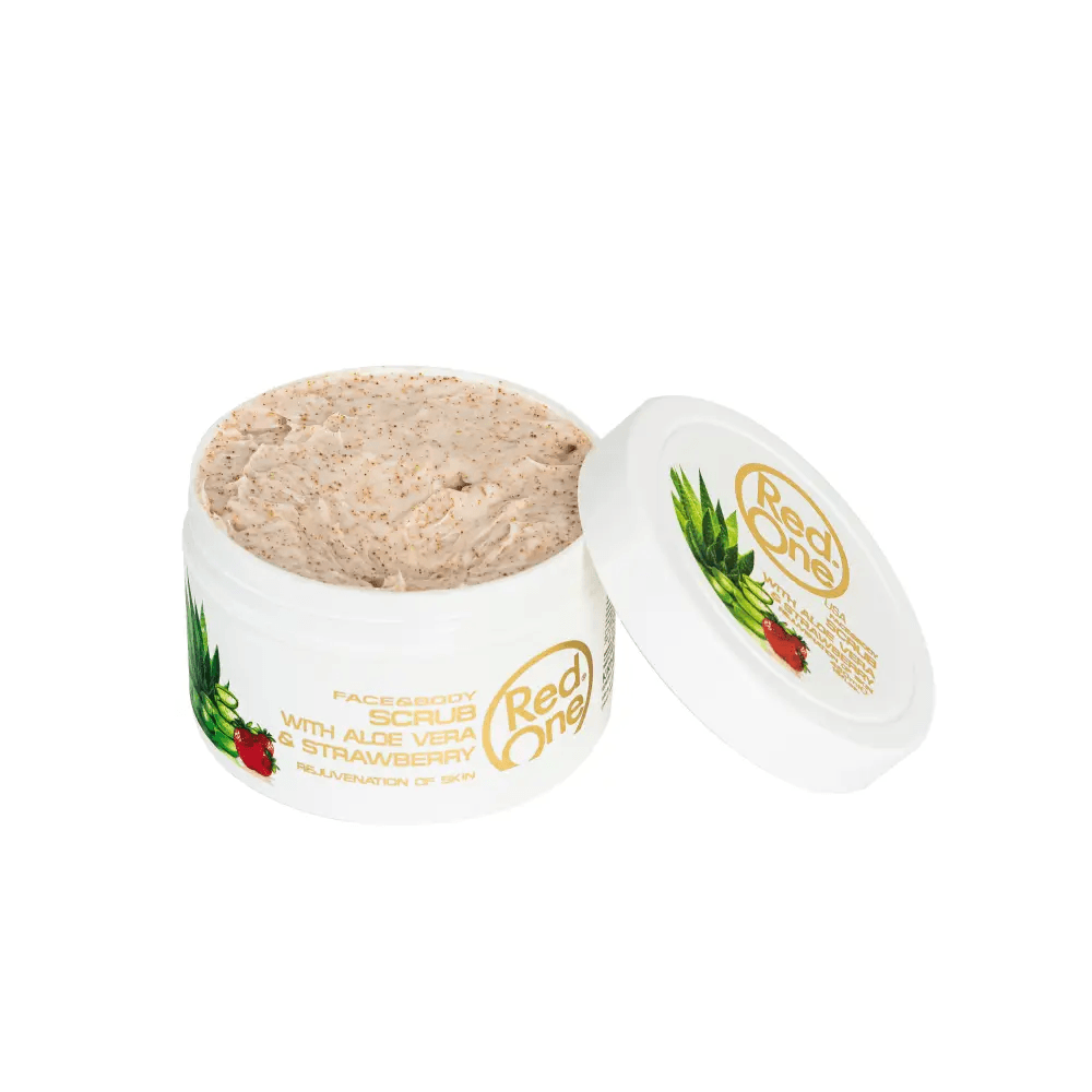 Exfoliantes Faciales - Red One Exfoliante Facial Hombre Barbería Scrub With Aloe V