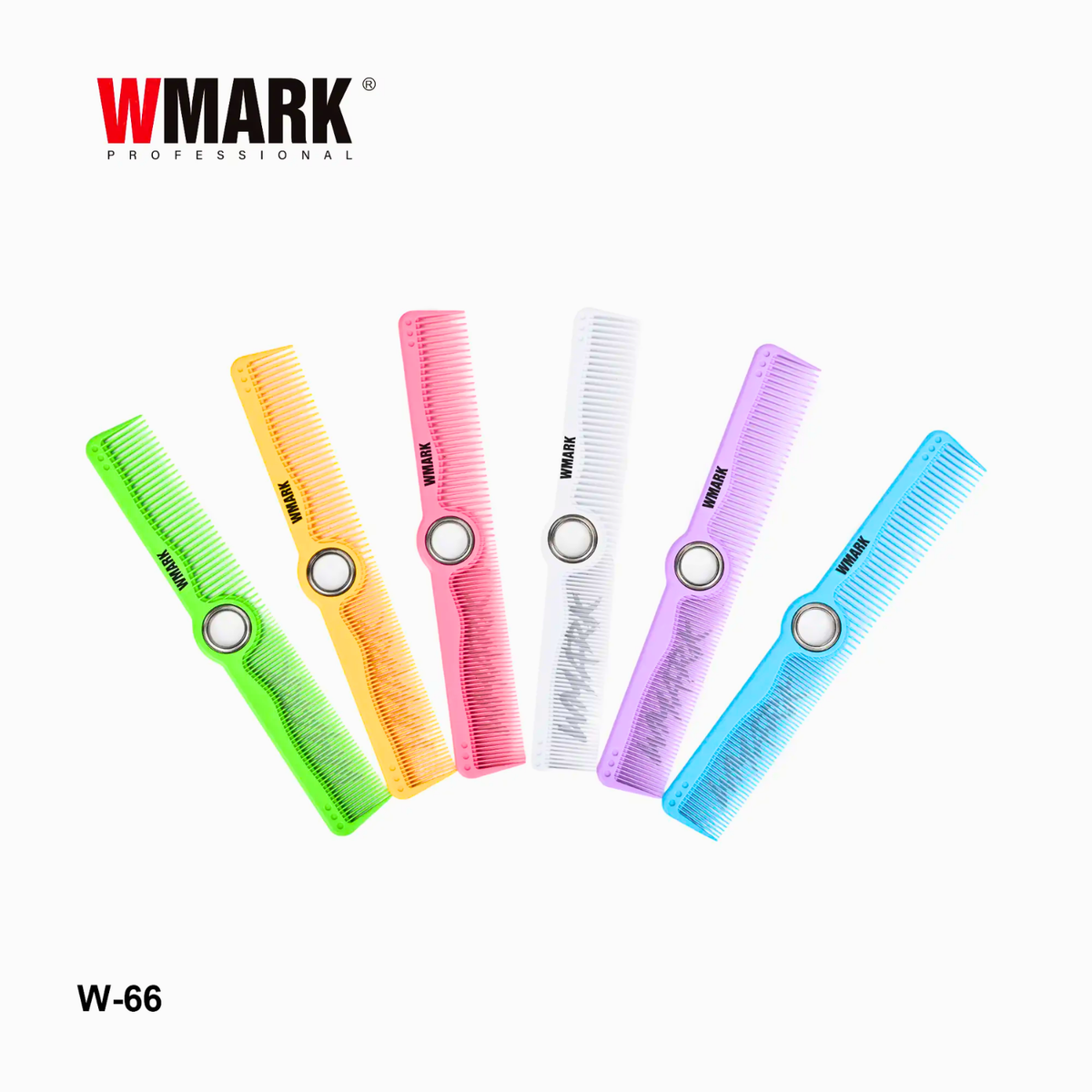 Peineta Giratoria WMARK W-66 360° Doble Uso Barbería Amarilla - siemprecompra