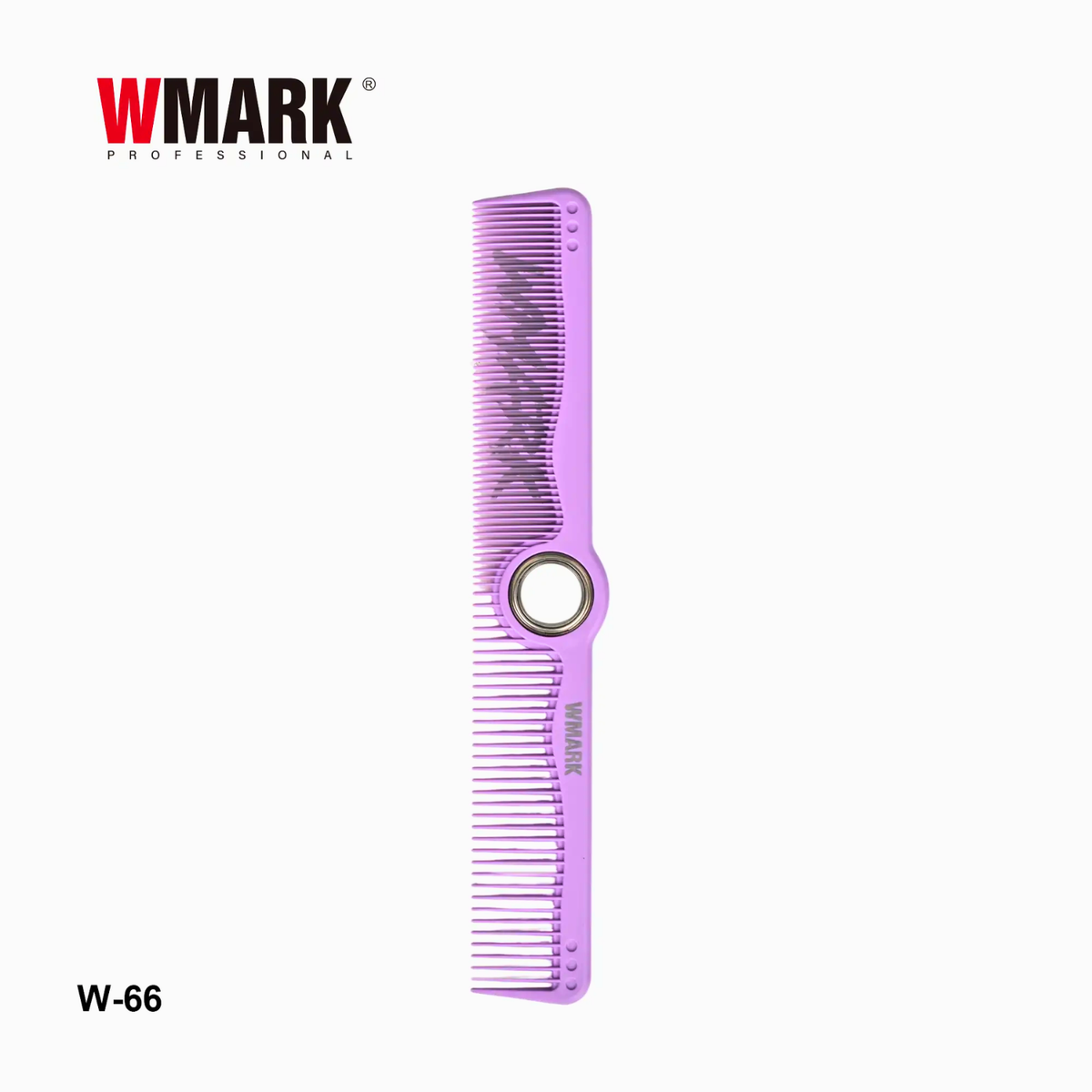 Peineta Giratoria WMARK W-66 360° Doble Uso Barbería Purpura - siemprecompra