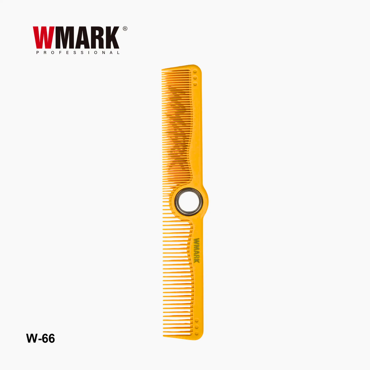 Peineta Giratoria WMARK W-66 360° Doble Uso Barbería Amarilla - siemprecompra