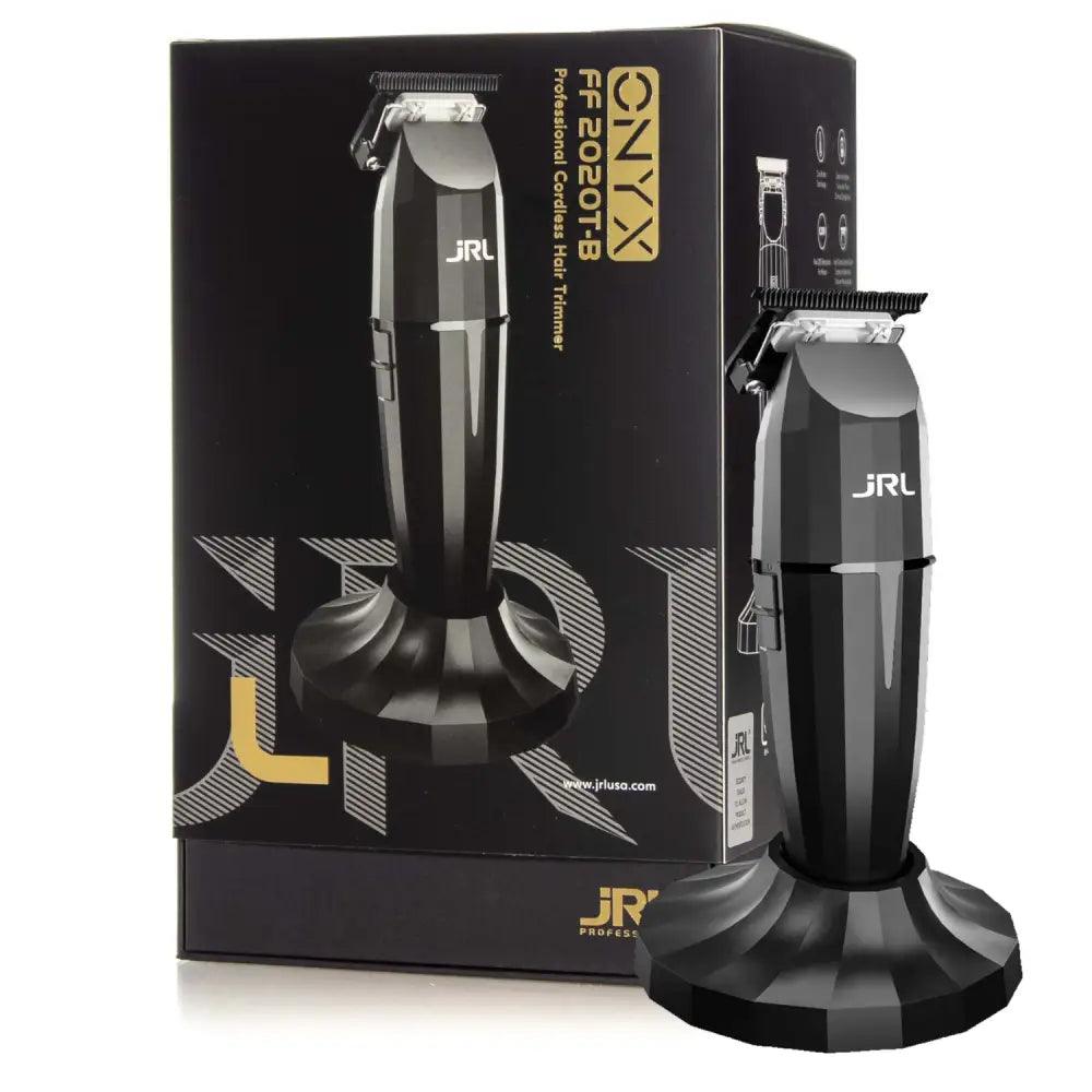 Cortadora JRL Onyx profesional con soporte de carga y empaque retail