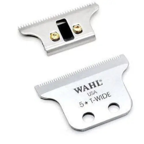 Cuchilla T-Wide de Wahl con dientes finos, ideal para máquina Detailer o Hero 2215