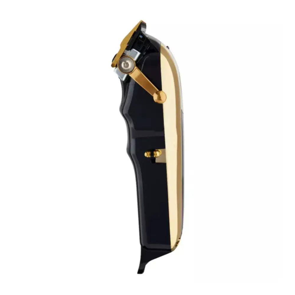 Cortadora Wahl Magic Clip Gold, máquina cortapelo inalámbrica con diseño negro y dorado