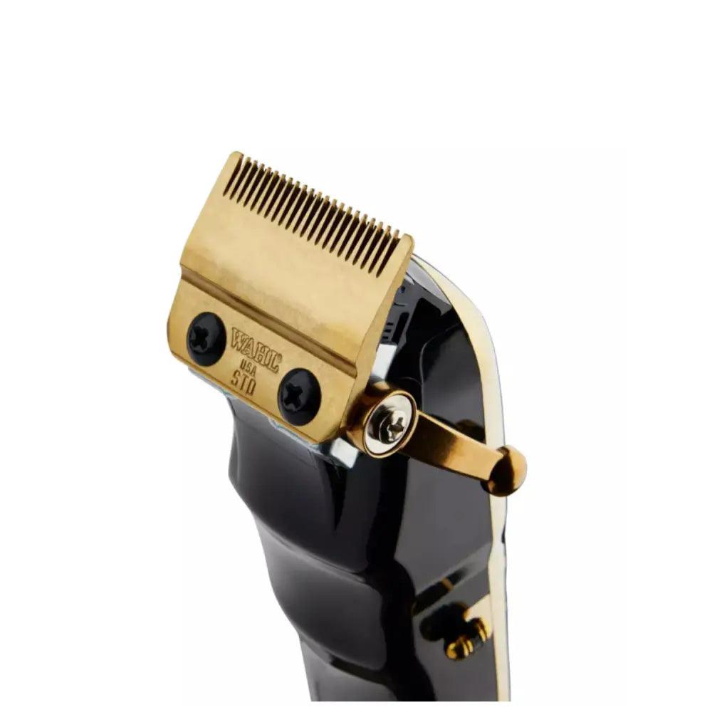 Cortapelo inalámbrico Wahl Magic Clip Gold con cuchilla dorada y cuerpo negro