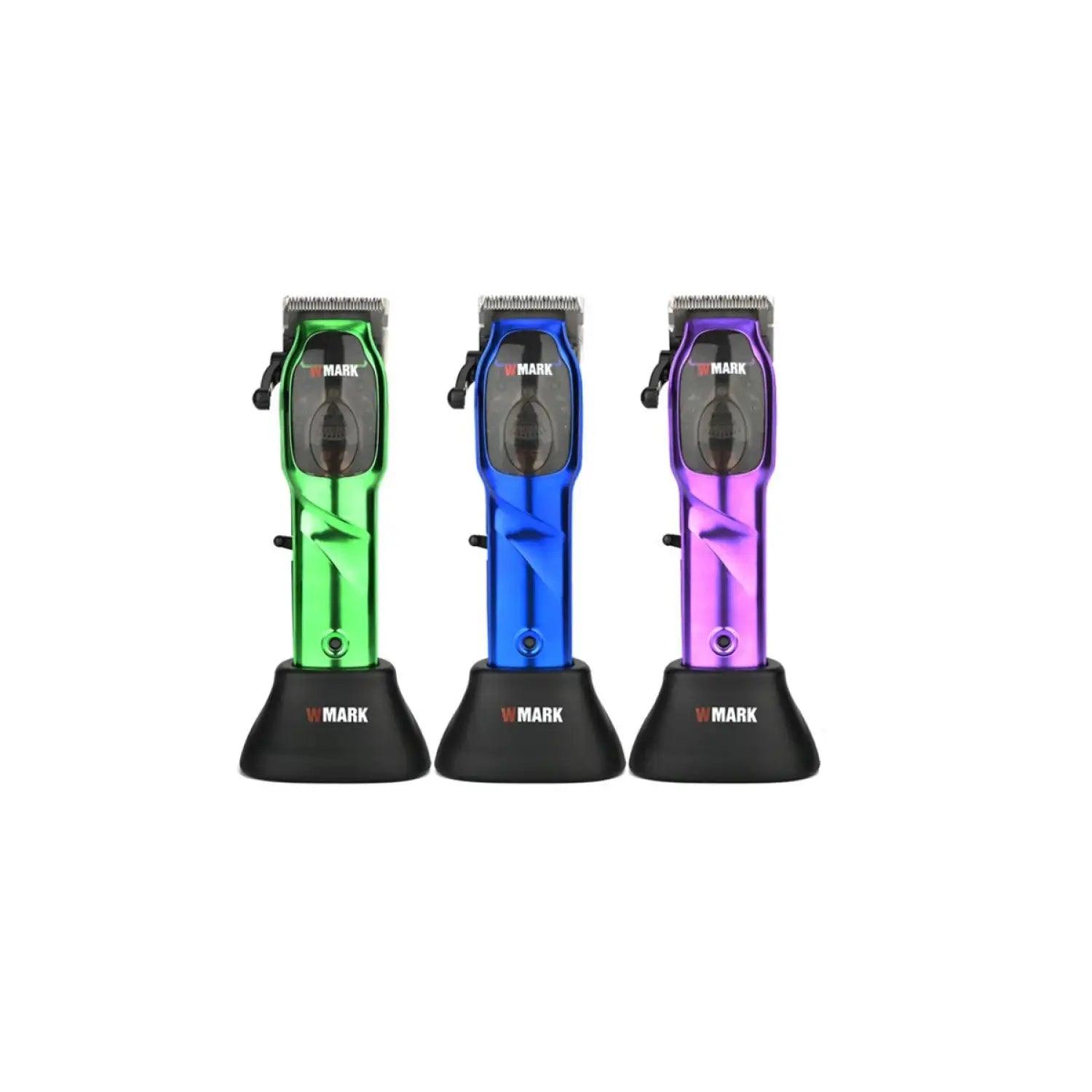 Wmark® Clipper NG-9003 Blue Cortadora Inalámbrico con Motor Magnético - Rasuradoras para Hombre