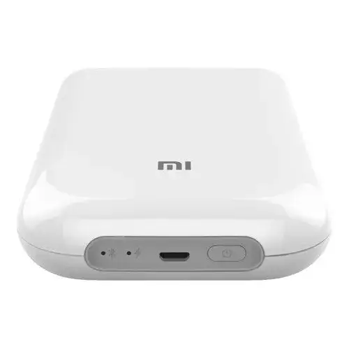 Batería externa blanca Xiaomi Mi con LED y USB para impresora portátil Xiaomi